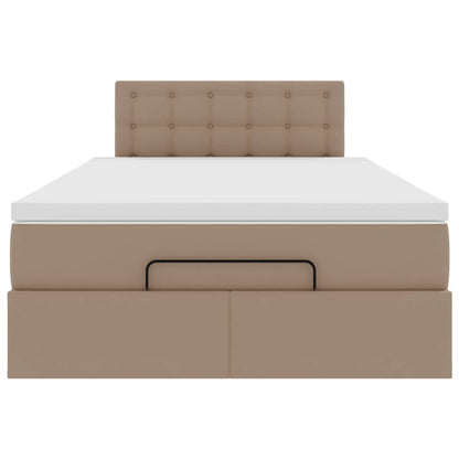 Ottoman bed met matrassen en LED's 120x190cm kunstleer