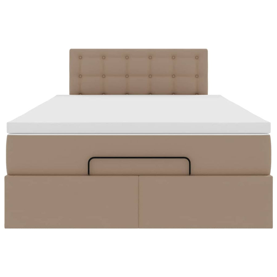 Ottoman bed met matrassen en LED's 120x190cm kunstleer