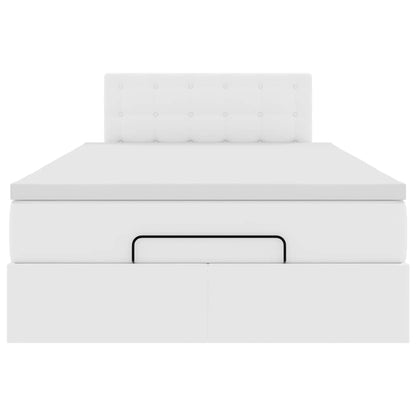 Ottoman bed met matrassen en LED's 120x200cm kunstleer