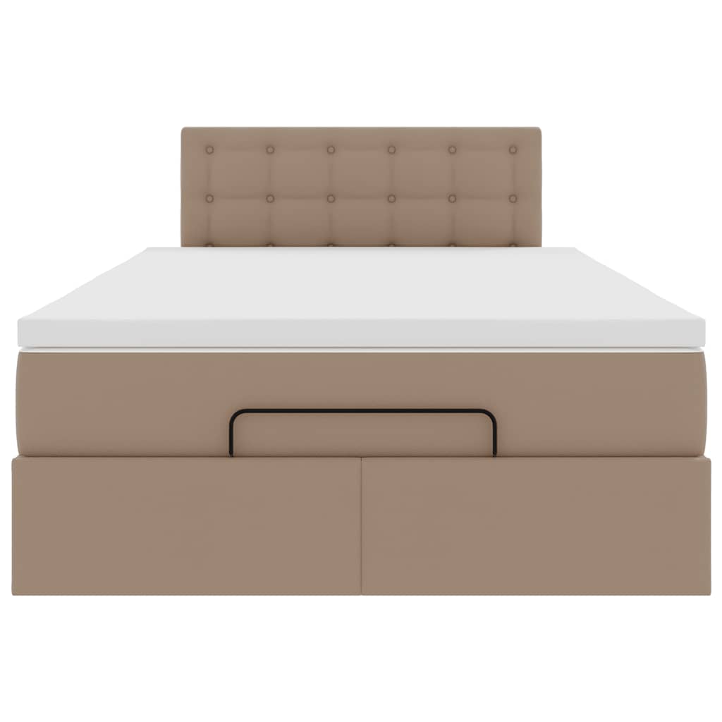 Ottoman bed met matrassen en LED's 120x200cm kunstleer