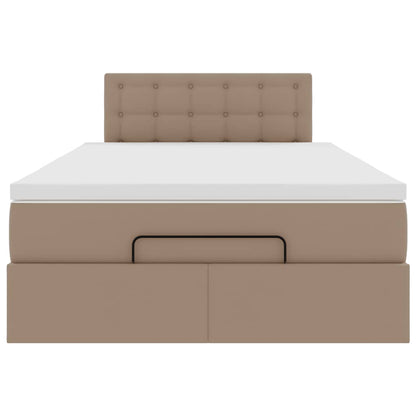 Ottoman bed met matrassen en LED's 120x200cm kunstleer