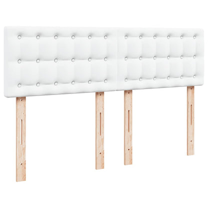 Ottoman bed met matrassen en LED's 140x200cm kunstleer