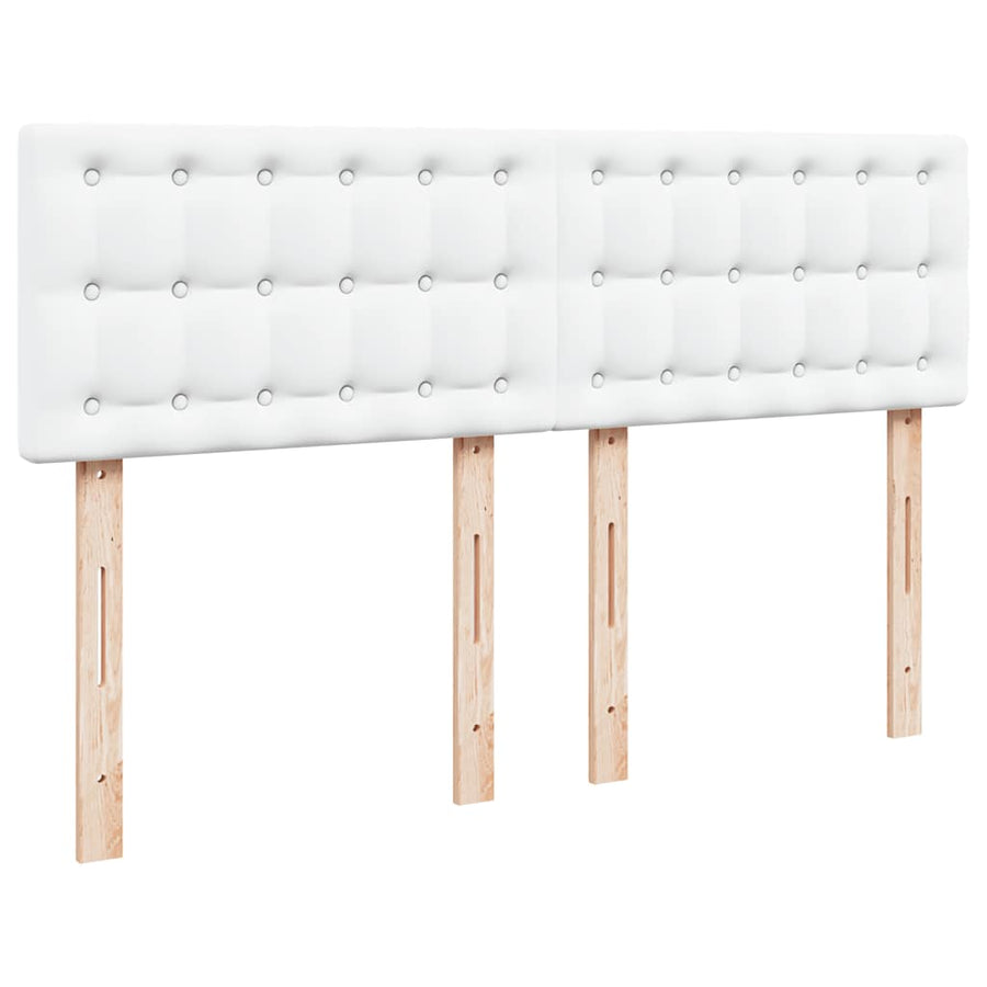 Ottoman bed met matrassen en LED's 140x200cm kunstleer