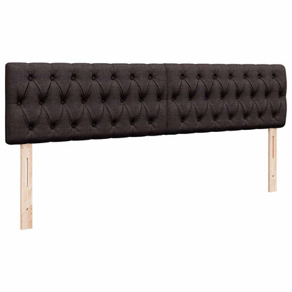 Bed Poef Met Matras En Led's Stof 180X200 Cm Donkerbruin