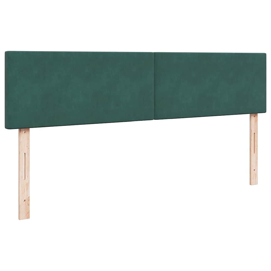 Ottoman bed met matrassen en LED's 200x200cm fluweel