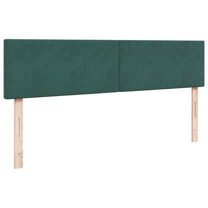 Ottoman bed met matrassen en LED's 200x200cm fluweel