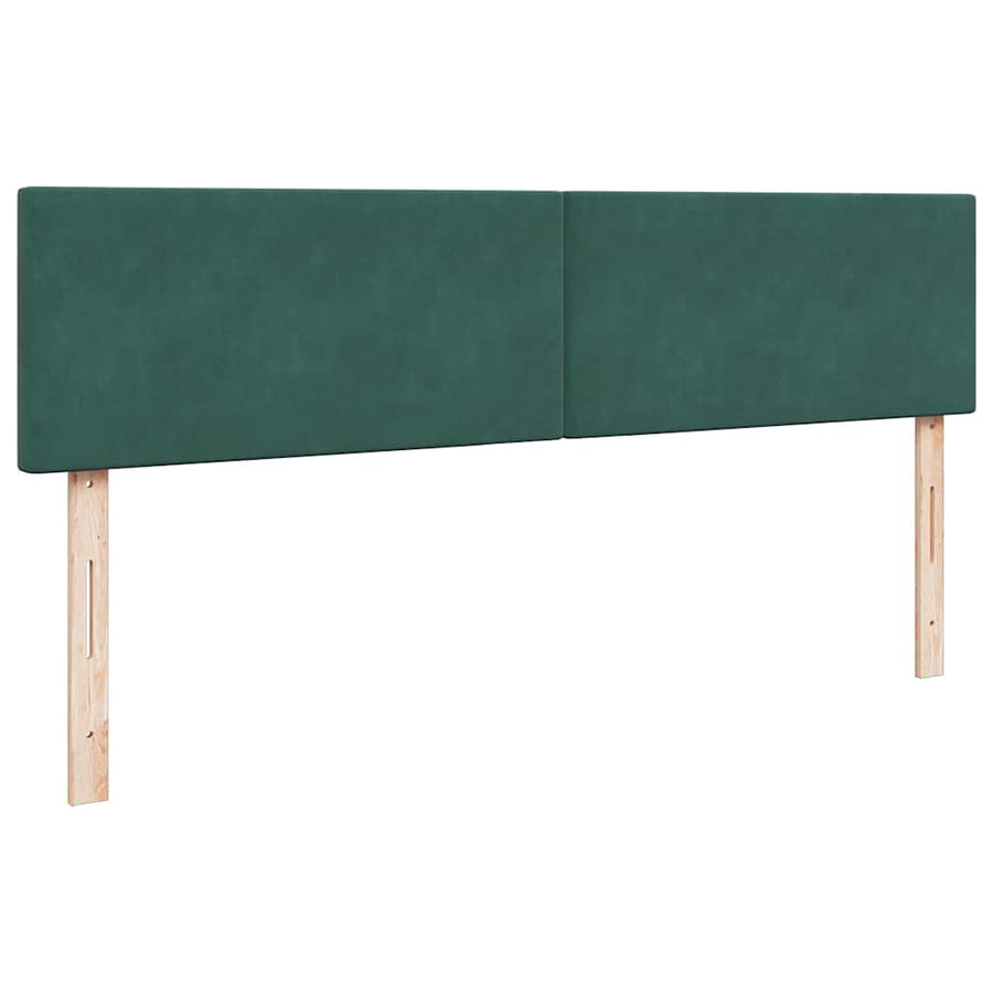 Ottoman bed met matrassen en LED's 200x200cm fluweel