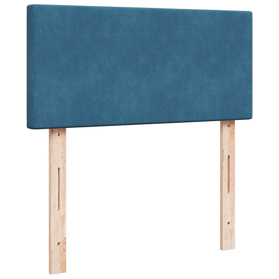 Ottoman bed met matrassen en LED's 160x200cm fluweel