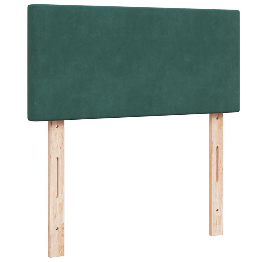 Ottoman bed met matrassen en LED's 180x200cm fluweel