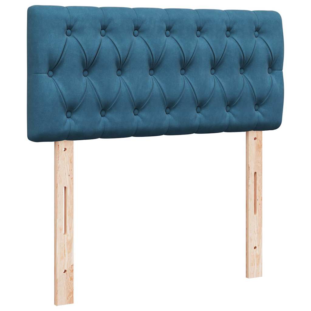 Ottoman bed met matrassen en LED's 180x200cm fluweel