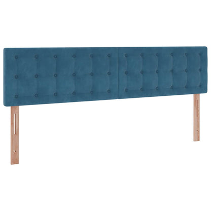 Ottoman bed met matrassen en LED's 160x200cm fluweel