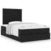 Ottoman bed met opbergruimte 120x200 cm zwart