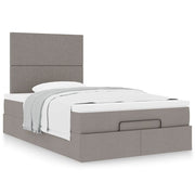 Ottoman bed met opbergruimte 120x200 cm taupe