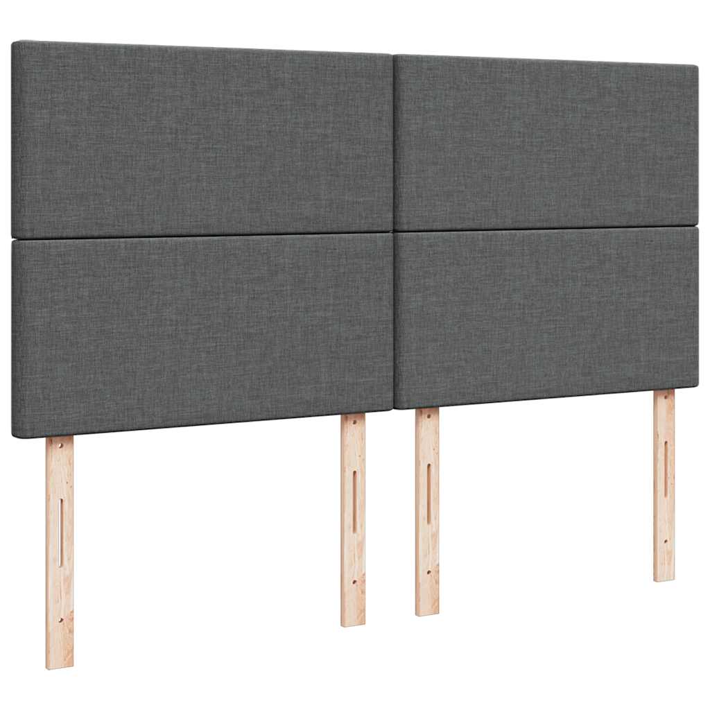 Ottoman bed met matras 180x200cm stof donkergrijs