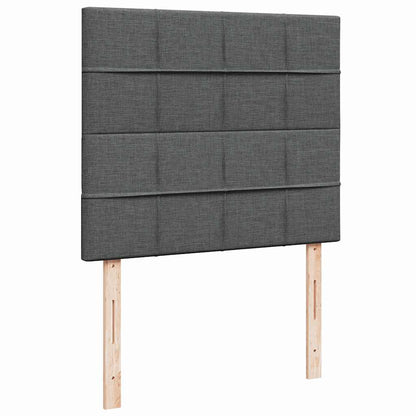 Ottoman bed met matras 120x200cm stof donkergrijs
