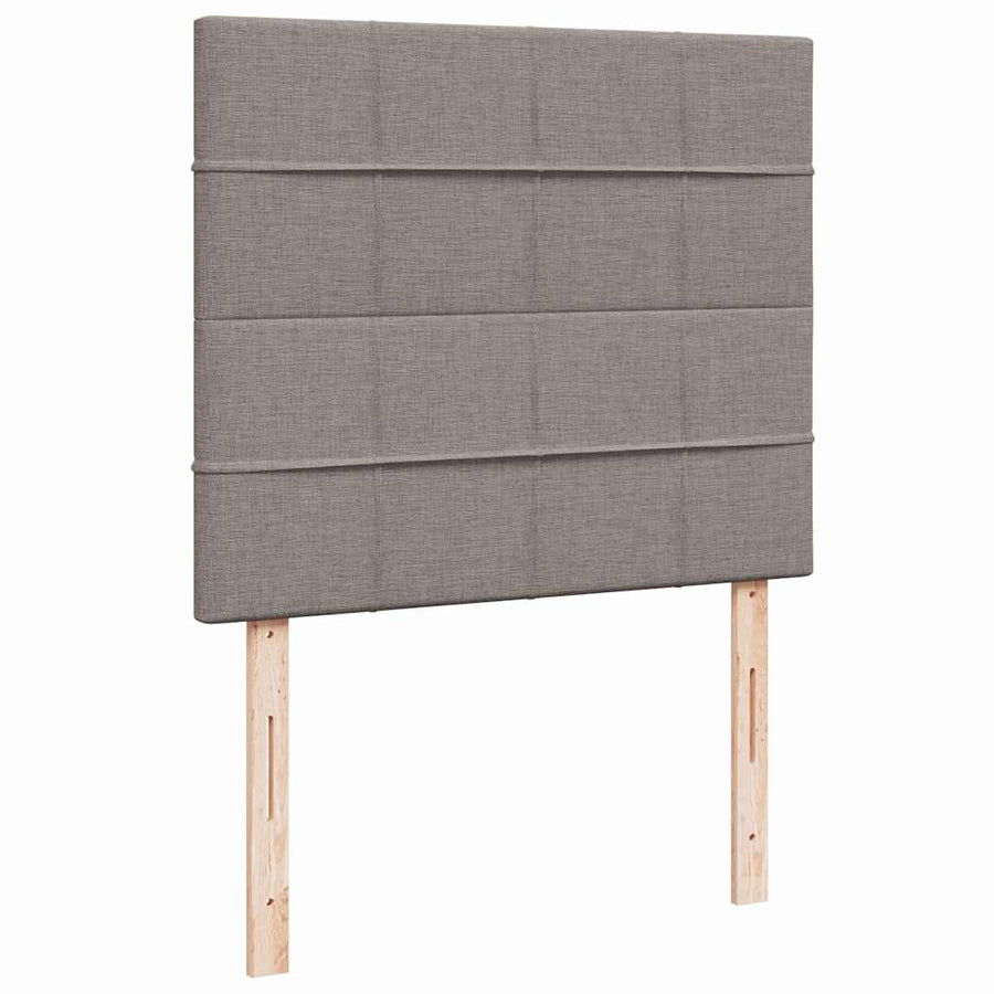 Ottoman bed met matras 120x200cm stof taupe