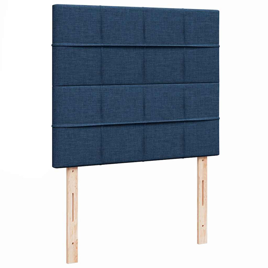 Ottoman bed met matras 120x200cm stof blauw