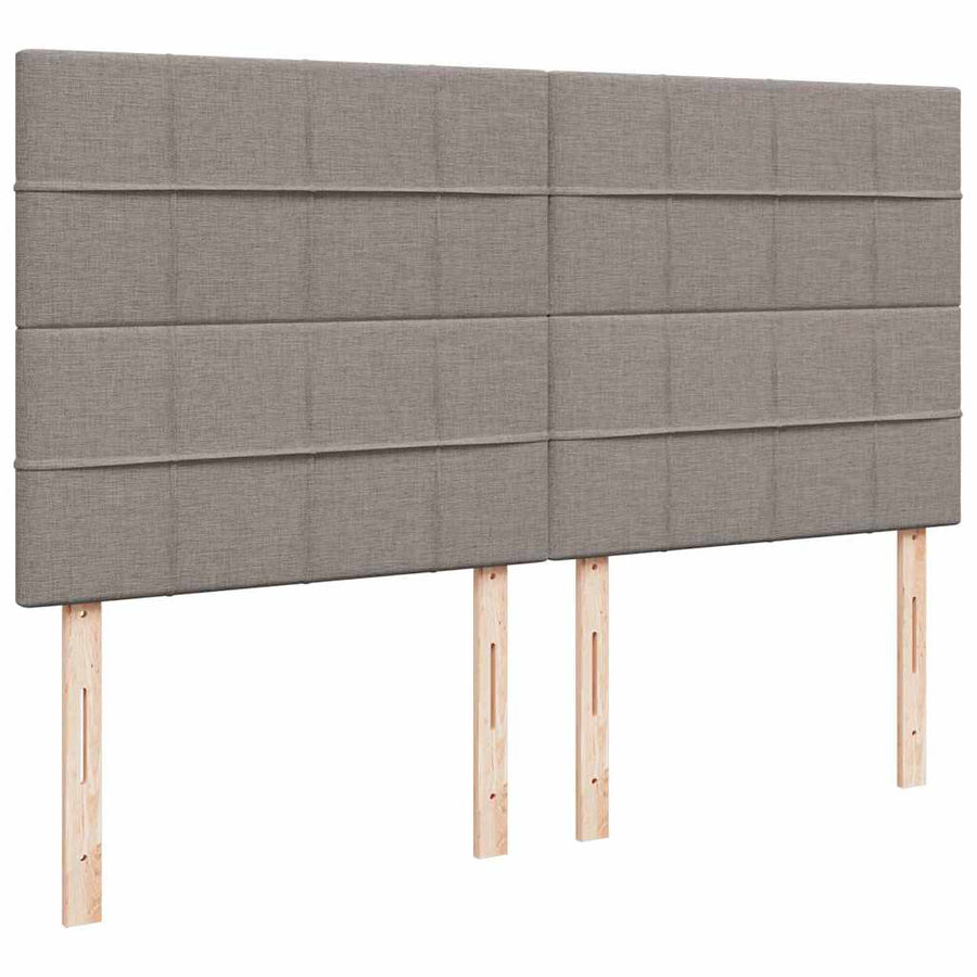 Ottoman bed met matras 180x200cm stof taupe