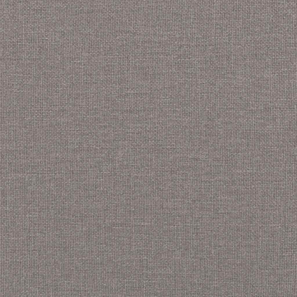 Ottoman bed met matras 100x200cm stof taupe