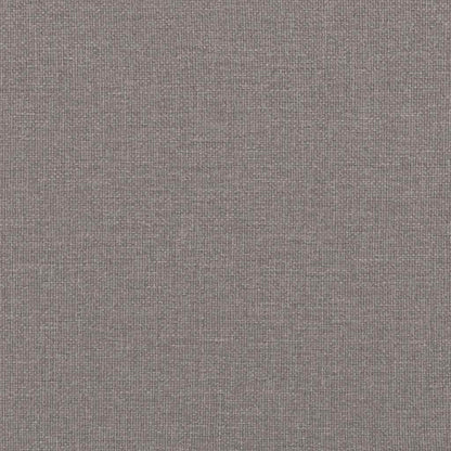 Ottoman bed met matras 100x200cm stof taupe