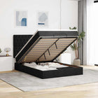 Ottoman bed met opbergruimte 140x190 cm zwart