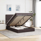 Bed met matras 140x200cm donkerbruin