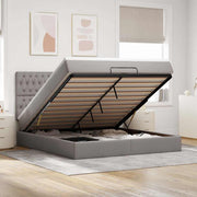 Ottoman bed met opbergruimte 180x200 cm taupe