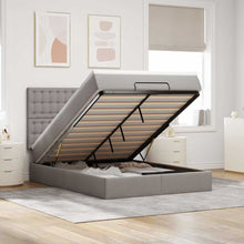 Ottoman Bed Met Matras 140X190Cm Stof 140 x 190 cm Taupe