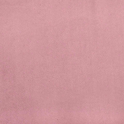 Ottoman bed met matrassen 90x190cm fluweel roze