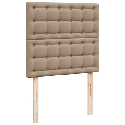 Ottoman bed met matras en LED's 90x200cm kunstleer