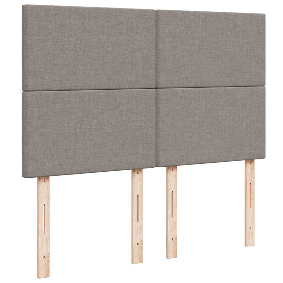 Ottoman Bed Met Matras En Led's 140X190Cm Stof 140 x 190 cm Taupe