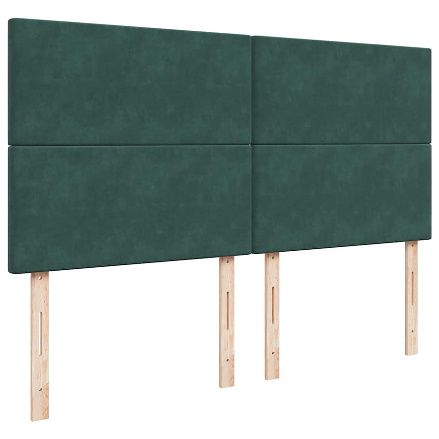 Ottoman bed met matrassen en LED's 180x200cm fluweel