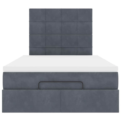 Ottoman bed met matrassen en LED's 120x190cm fluweel