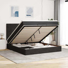 Ottoman bed 180x200cm fluweel zwart met opbergruimte