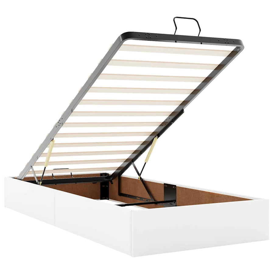 Ottoman bed met matrassen en LED's 180x200cm kunstleer