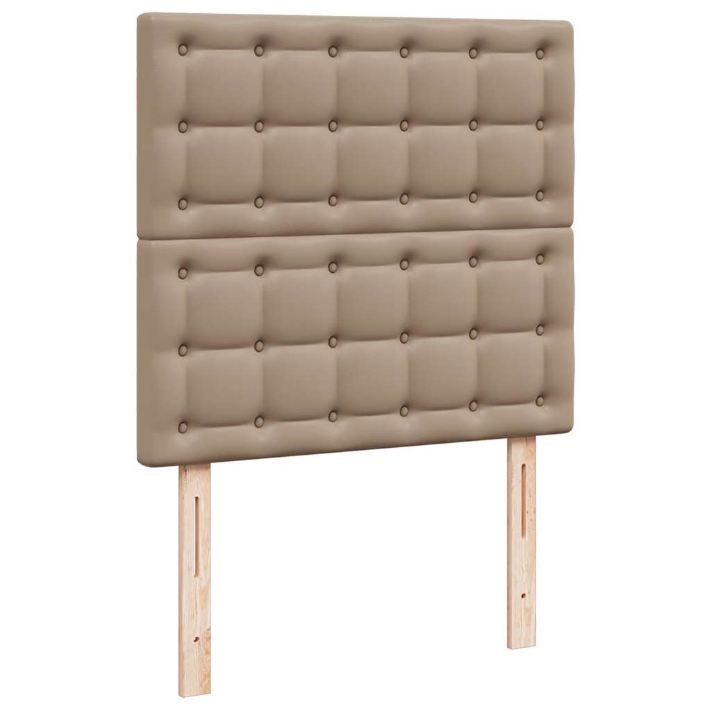 Ottoman bed met matrassen en LED's 200x200cm kunstleer