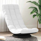 Vloerstoel 70x51x79 cm stof wit