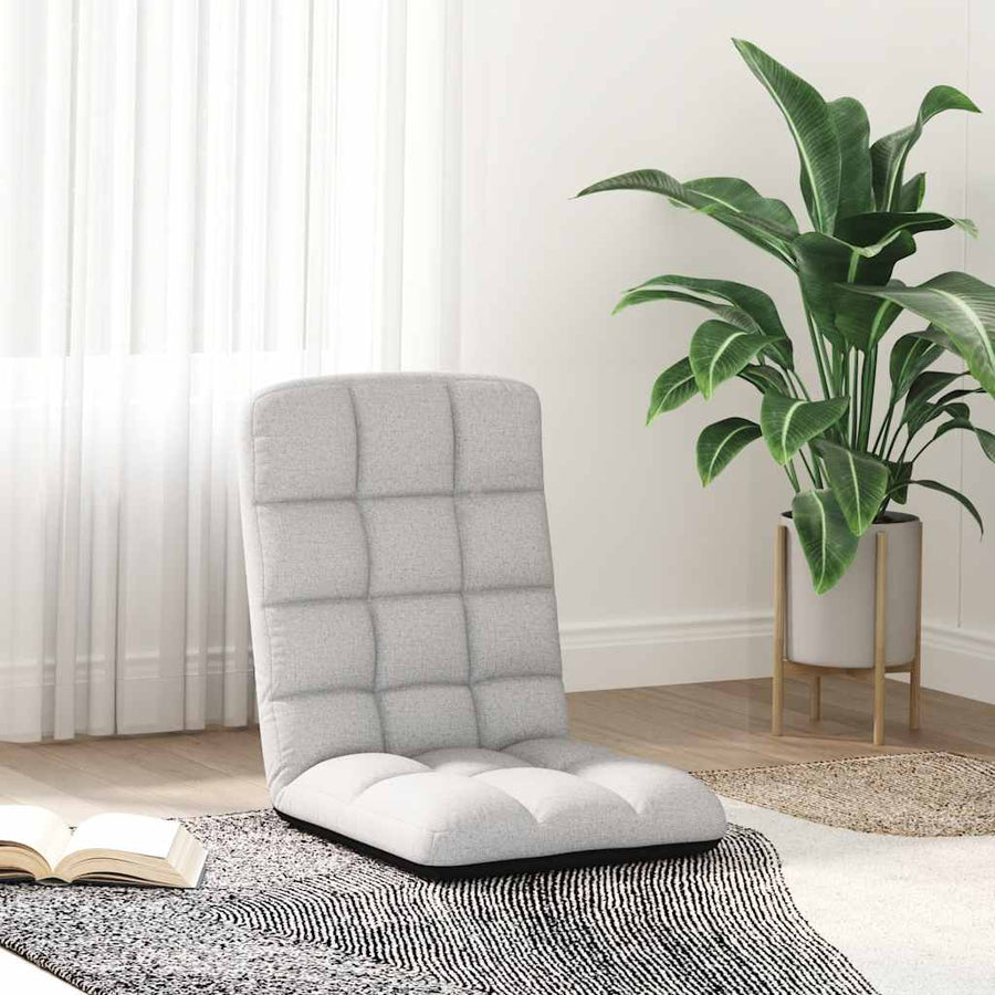 Opvouwbare vloerstoel Cloud Grey 71x51x62 cm Stof