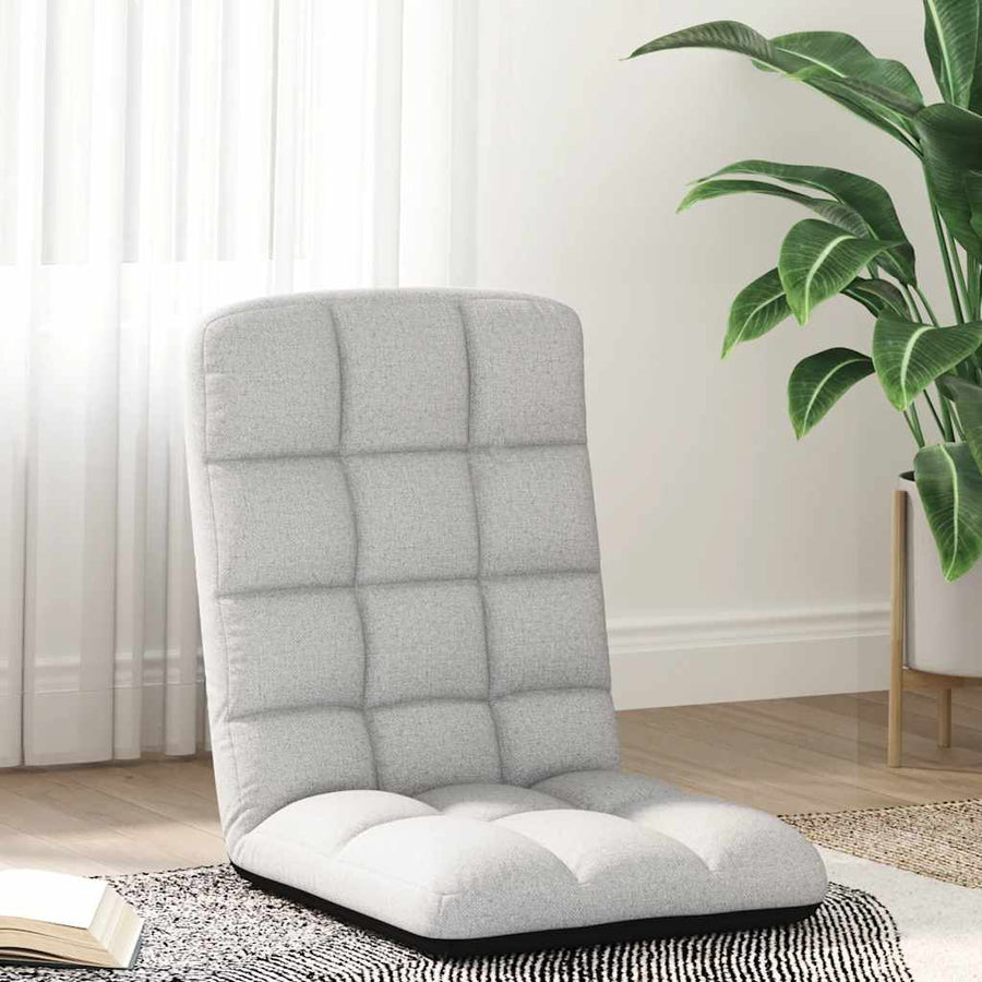 Opvouwbare vloerstoel Cloud Grey 71x51x62 cm Stof