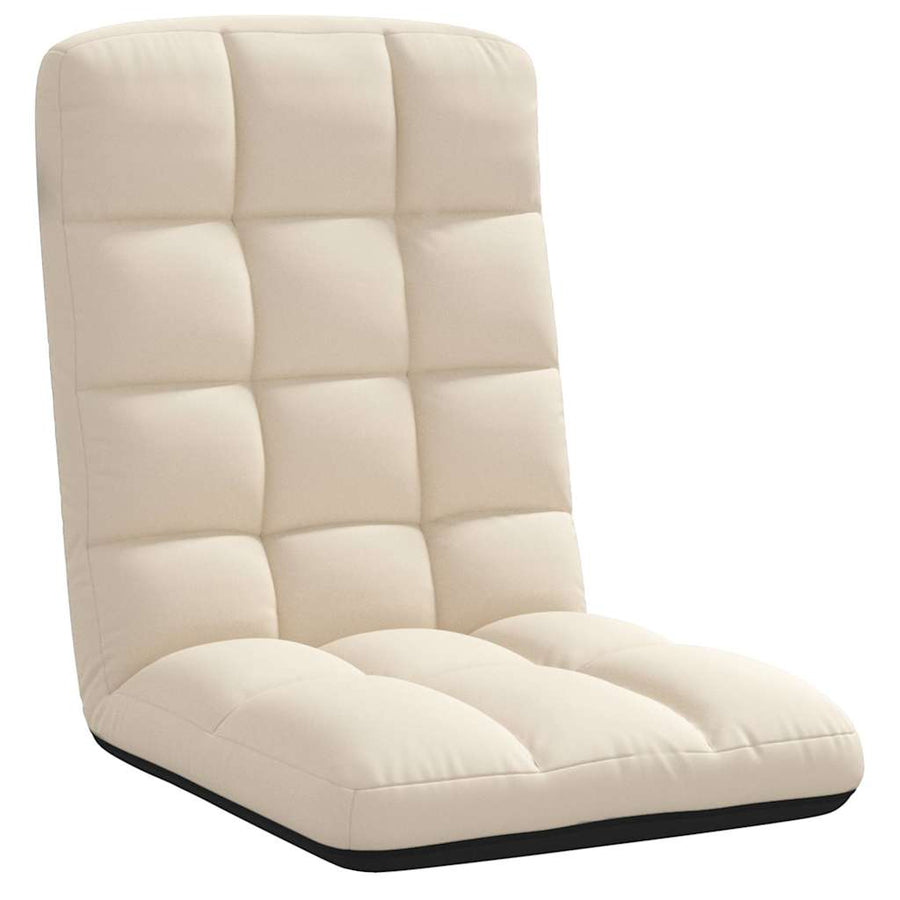 Opvouwbare vloerstoel linnen 71x51x62 cm