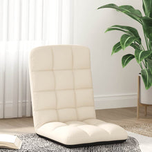 Opvouwbare vloerstoel linnen 71x51x62 cm