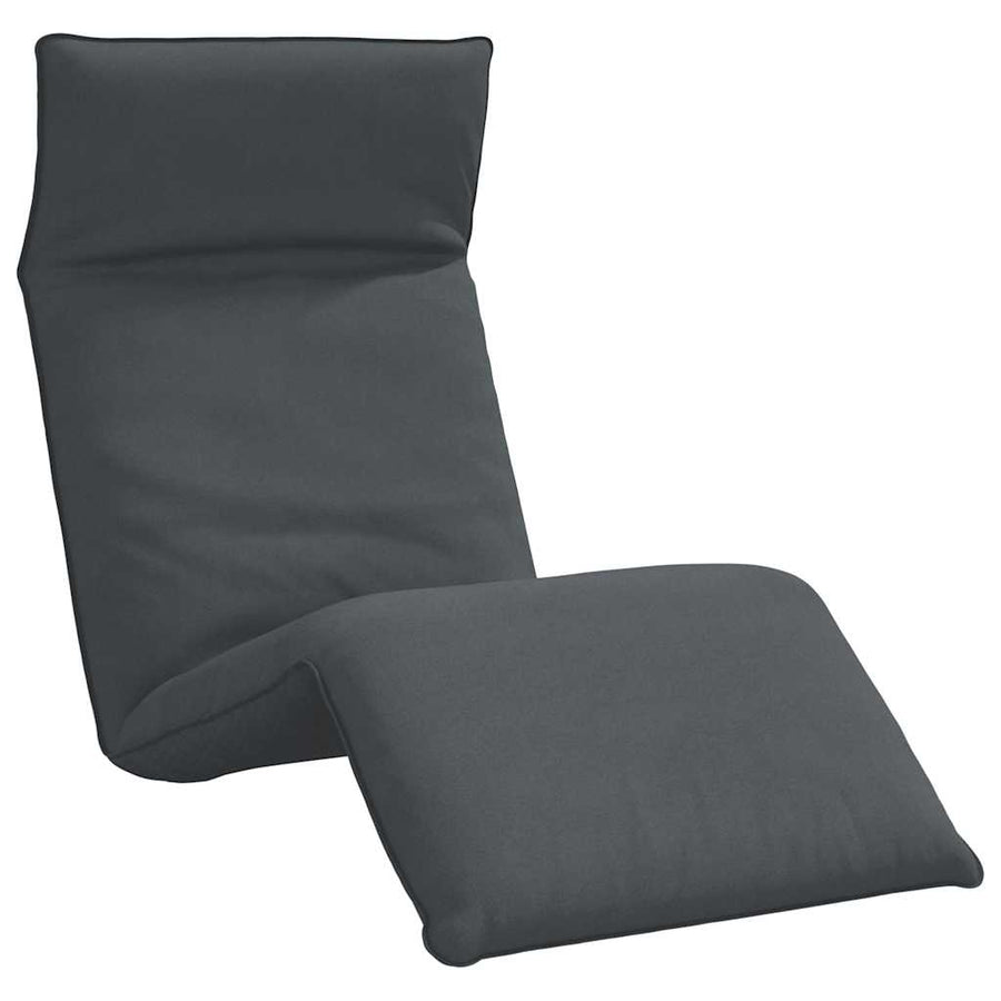 Ligstoel Inklapbaar 175X54X8,5 Cm Oxford Stof Kleurig Antraciet
