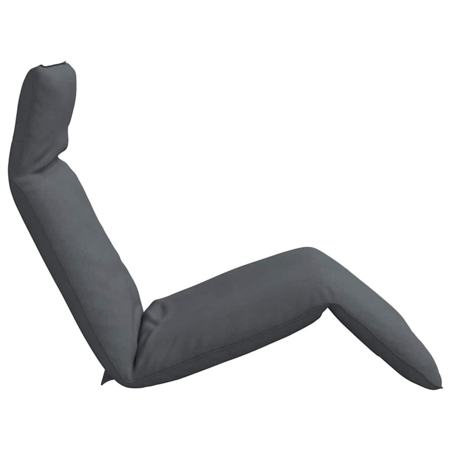 Ligstoel Inklapbaar 175X54X8,5 Cm Oxford Stof Kleurig Antraciet