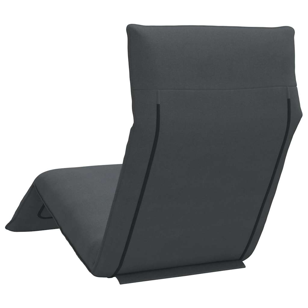 Ligstoel Inklapbaar 175X54X8,5 Cm Oxford Stof Kleurig Antraciet