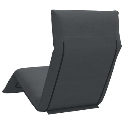 Ligstoel Inklapbaar 175X54X8,5 Cm Oxford Stof Kleurig Antraciet