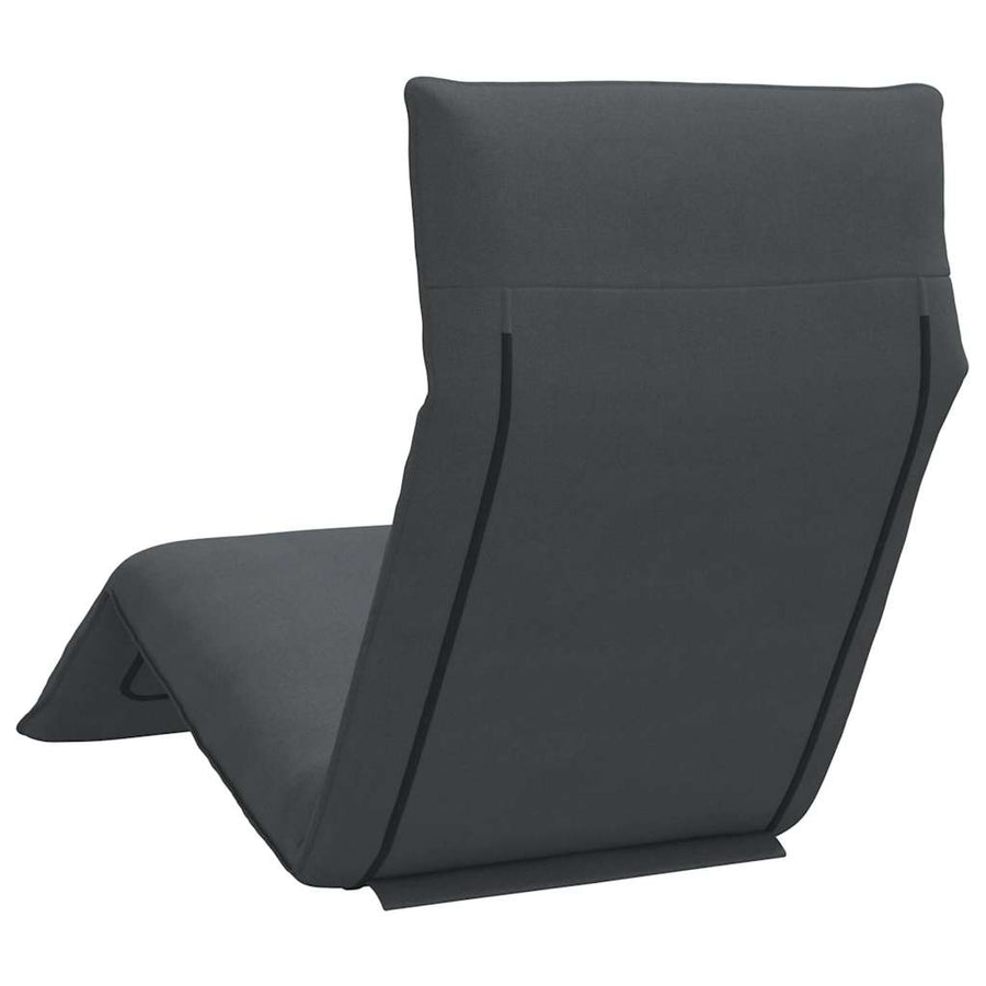 Ligstoel Inklapbaar 175X54X8,5 Cm Oxford Stof Kleurig Antraciet
