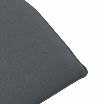 Ligstoel Inklapbaar 175X54X8,5 Cm Oxford Stof Kleurig Antraciet