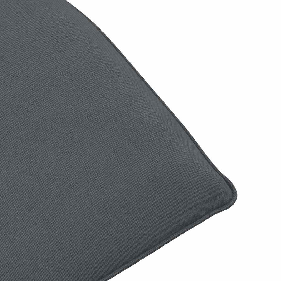 Ligstoel Inklapbaar 175X54X8,5 Cm Oxford Stof Kleurig Antraciet