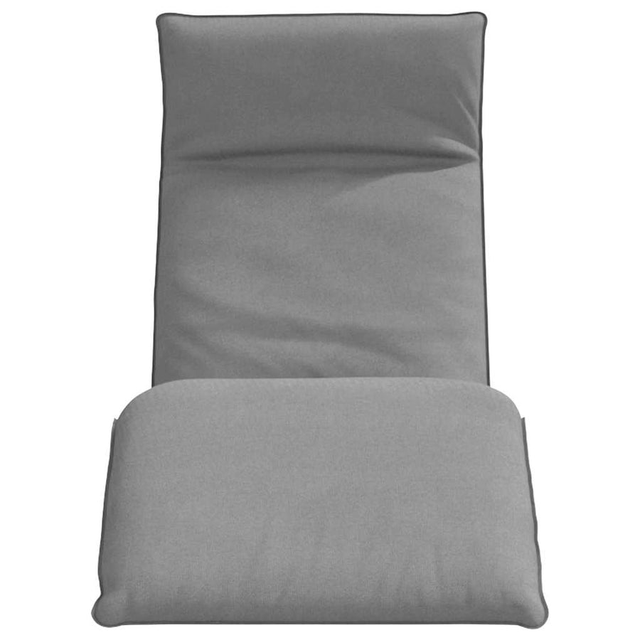 Ligstoel Inklapbaar 175X54X8,5 Cm Oxford Stof Grijs