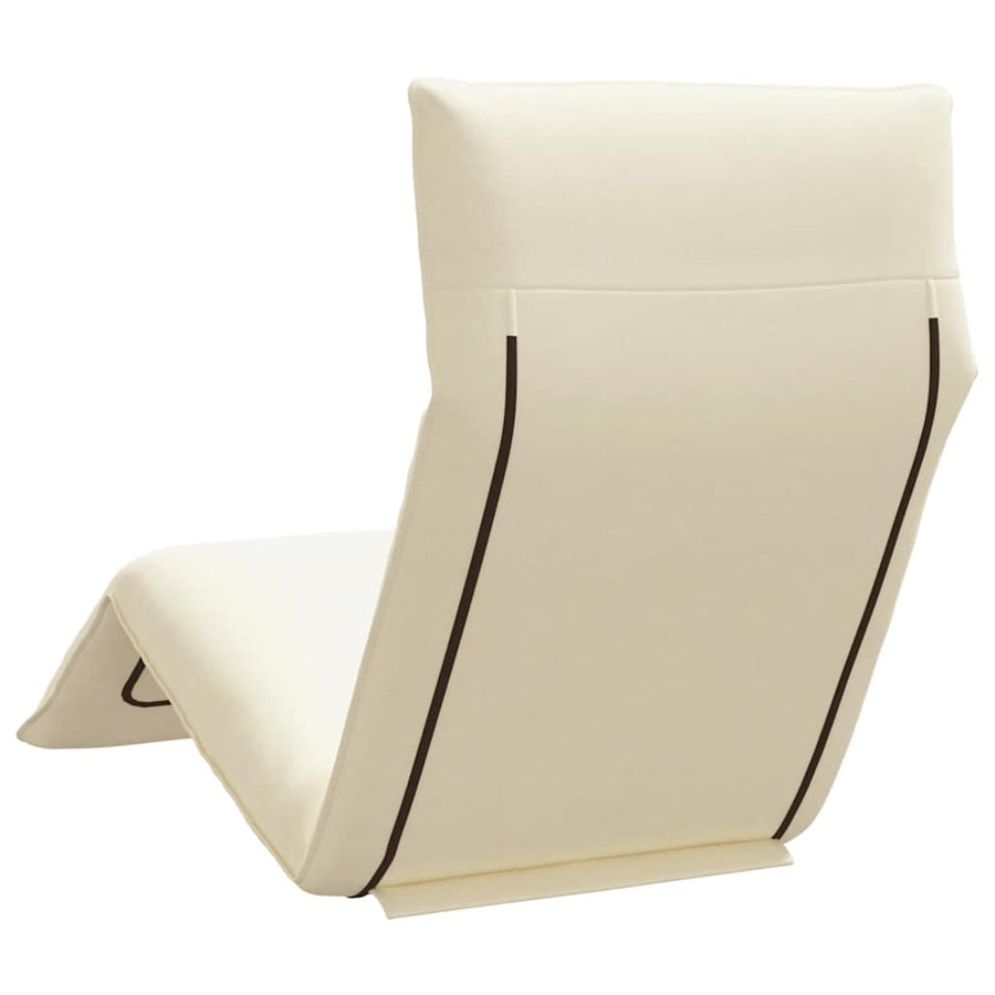 Ligstoel Inklapbaar 175X54X8,5 Cm Oxford Stof Crème
